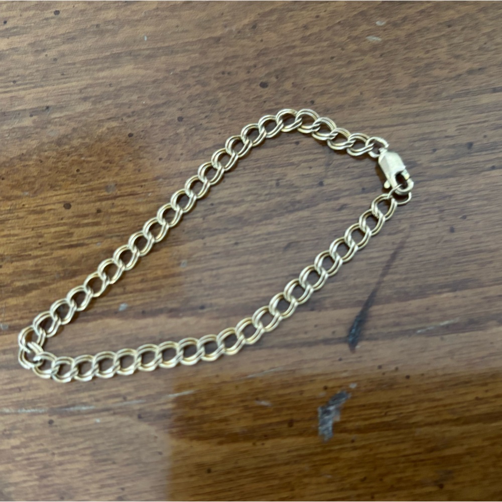 Gold plated bracelet